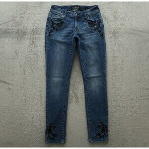 Lucky Brand Jeans Women's Size 0/25 Blue Low-Rise Lolita Skinny Denim 27" Inseam